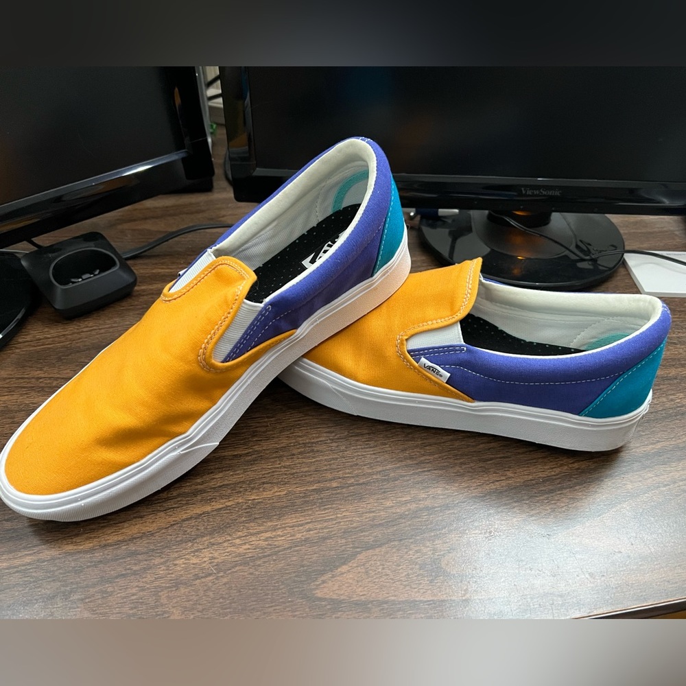 Vans Comfycush Slip-Ons Color Block - image 1